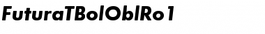 FuturaTBolOblRo1 Regular Font