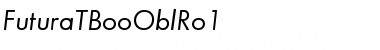 FuturaTBooOblRo1 Regular Font