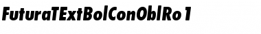 FuturaTExtBolConOblRo1 Regular Font