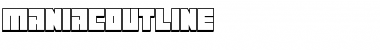 Maniac Outline Regular Font