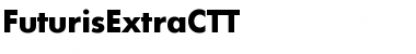 FuturisExtraCTT Regular Font