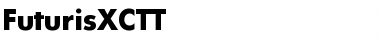 FuturisXCTT Regular Font