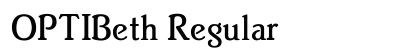 OPTIBeth Regular Preview