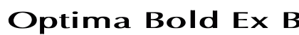 Optima Bold Ex Bold Bold preview
