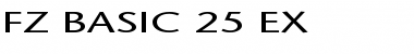 FZ BASIC 25 EX Normal Font