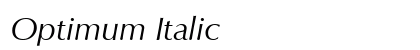 Optimum Italic Preview