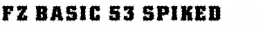 Download FZ BASIC 53 SPIKED Font