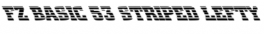 FZ BASIC 53 STRIPED LEFTY Normal Font