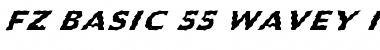 FZ BASIC 55 WAVEY ITALIC Normal Font