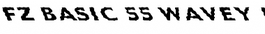 FZ BASIC 55 WAVEY LEFTY Normal Font