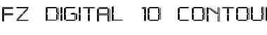 FZ DIGITAL 10 CONTOUR EX Normal Font