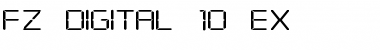 Download FZ DIGITAL 10 EX Font