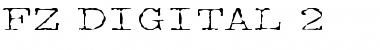 FZ DIGITAL 2 Normal Font