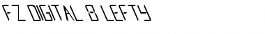 Download FZ DIGITAL 8 LEFTY Font