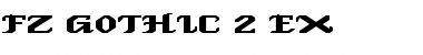 FZ GOTHIC 2 EX Normal Font