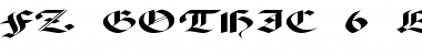 FZ GOTHIC 6 EX Normal Font