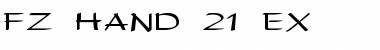 Download FZ HAND 21 EX Font