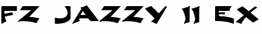 Download FZ JAZZY 11 EX Font