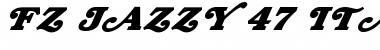 Download FZ JAZZY 47 ITALIC Font