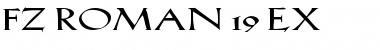 FZ ROMAN 19 EX Normal Font