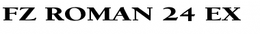 FZ ROMAN 24 EX Normal Font