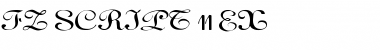 FZ SCRIPT 11 EX Normal Font