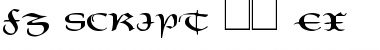 FZ SCRIPT 19 EX Normal Font