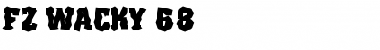 FZ WACKY 68 Normal Font