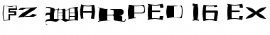 Download FZ WARPED 16 EX Font