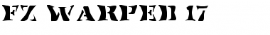FZ WARPED 17 Normal Font