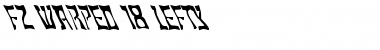 FZ WARPED 18 LEFTY Normal Font