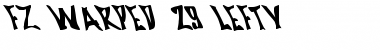 FZ WARPED 29 LEFTY Normal Font