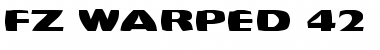 Download FZ WARPED 42 EX Font