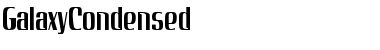 GalaxyCondensed Regular Font