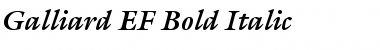 Galliard EF Bold Italic Regular Font