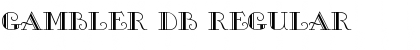 Gambler DB Regular Font