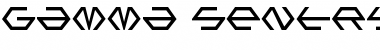 Gamma Sentry Regular Font