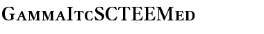 Download GammaItcSCTEEMed Font