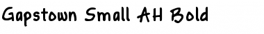 Gapstown Small AH Bold Font