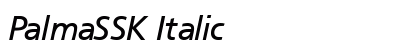 PalmaSSK Italic Preview