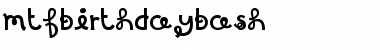 MTF Birthday Bash Regular Font