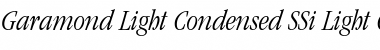 Garamond Light Condensed SSi Light Condensed Italic Font