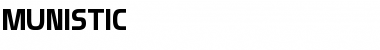 Munistic Regular Font