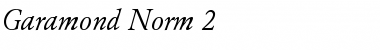 Garamond-Norm 2 Regular Font