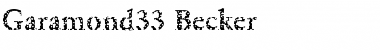 Download Garamond33 Becker Font Download Garamond33 Becker Font