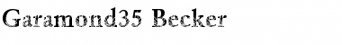 Download Garamond35 Becker Font