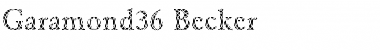 Download Garamond36 Becker Font Download Garamond36 Becker Font