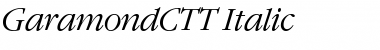 GaramondCTT Italic Font