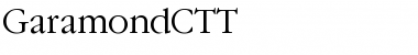 GaramondCTT Regular Font