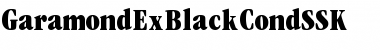 Download GaramondExBlackCondSSK Font